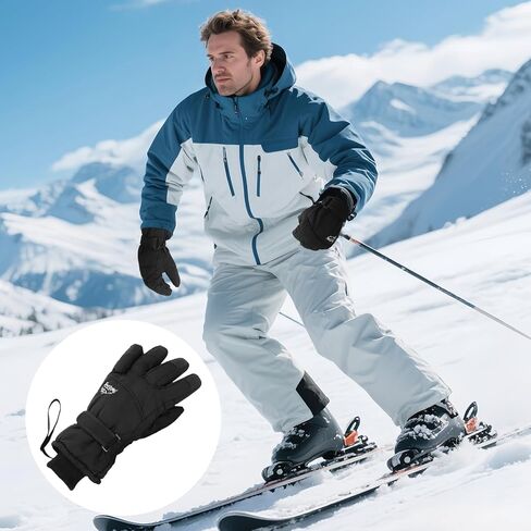 Women Winter Ski Snow Gloves - Warm Waterproof Snowboard Gloves Driving Biking Running in Saudi Arabia