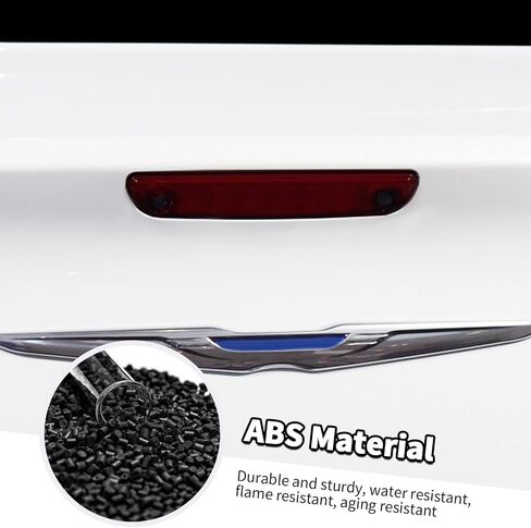 Jimen Compatible with Chrysler 300/300C 2011-2014, 3PCS Third Brake Light Cover & Tail Light Trim in Saudi Arabia