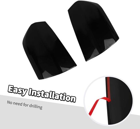 Jimen Compatible with Chrysler 300/300C 2011-2014, 3PCS Third Brake Light Cover & Tail Light Trim in Saudi Arabia