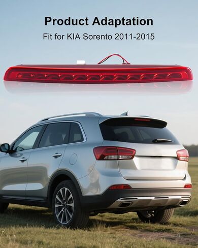 High Mount Stop Lamp Fit for KIA Sorento 2011-2015 Replace 92750-2P000 927502P000 in Saudi Arabia