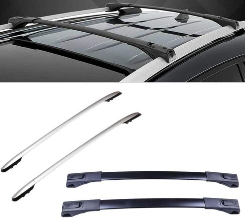 SCITOO Roof Racks(crossbars+Side Rails) for Toyota RAV4 2013-2018 Roof Cargo Carrier 165LBS Rooftop Luggage Kayak Canoe Carrier in Saudi Arabia