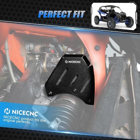 NICECNC Front Drive Actuator Protection Compatible with Can Am X3 R 4x4 RS Turbo DPS 2020, Sport 1000R 4x4 XMR 2019-2021, See Fitments Black in Saudi Arabia