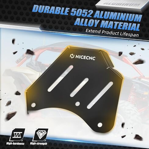 NICECNC Front Drive Actuator Protection Compatible with Can Am X3 R 4x4 RS Turbo DPS 2020, Sport 1000R 4x4 XMR 2019-2021, See Fitments Black in Saudi Arabia