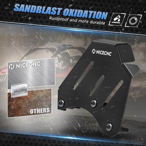 NICECNC Front Drive Actuator Protection Compatible with Can Am X3 R 4x4 RS Turbo DPS 2020, Sport 1000R 4x4 XMR 2019-2021, See Fitments Black in Saudi Arabia
