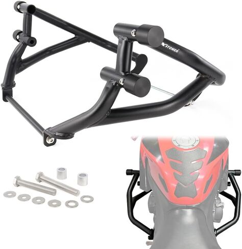 قفص تحطم Xitomer متوافق مع CBR600RR 2007-2012 CBR 600RR محرك الحرس دراجة نارية تحطم بار سباق السكك الحديدية حيلة قفص الطريق السريع in Kuwait
