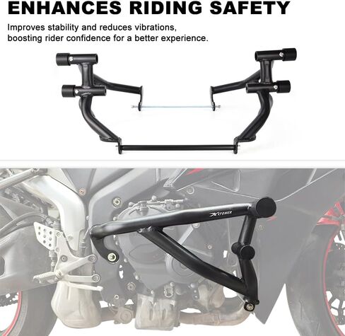 قفص تحطم Xitomer متوافق مع CBR600RR 2007-2012 CBR 600RR محرك الحرس دراجة نارية تحطم بار سباق السكك الحديدية حيلة قفص الطريق السريع in Kuwait