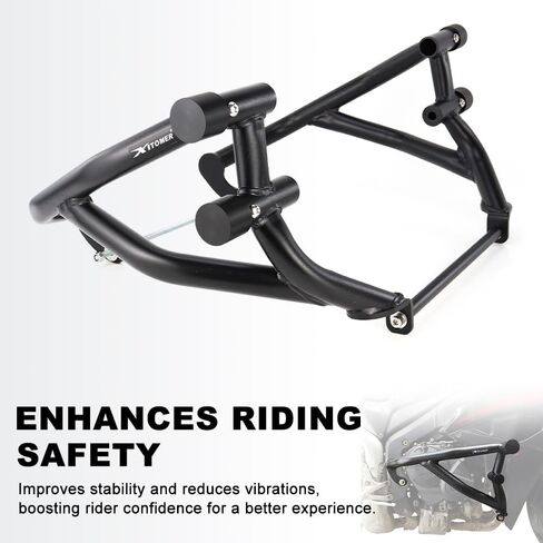 قفص تحطم Xitomer متوافق مع CBR600RR 2007-2012 CBR 600RR محرك الحرس دراجة نارية تحطم بار سباق السكك الحديدية حيلة قفص الطريق السريع in Kuwait