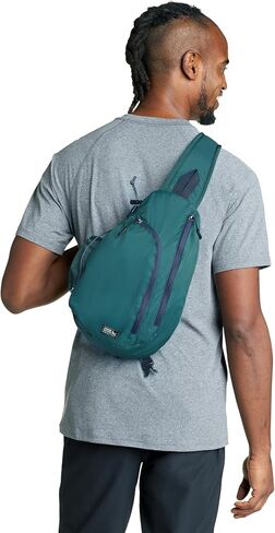 Eddie Bauer Ripstop Sling Bag | Travel | Everday Carry | Lightweight | Ripstop Nylon | Adjustable | 8L | Olive in Saudi Arabia