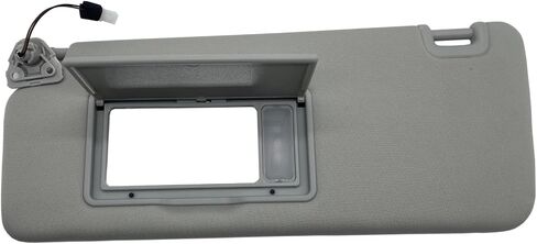 حاجب الشمس من جانب السائق مع استبدال الضوء يناسب Nissan Titan 2004-2024 Sunshade 96401-EZ70B 96401-EZ70B اللون رمادي (رمادي (جانب السائق)) in Saudi Arabia