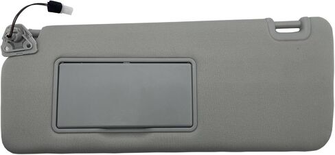 حاجب الشمس من جانب السائق مع استبدال الضوء يناسب Nissan Titan 2004-2024 Sunshade 96401-EZ70B 96401-EZ70B اللون رمادي (رمادي (جانب السائق)) in Saudi Arabia