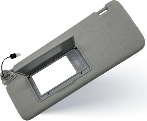 حاجب الشمس من جانب السائق مع استبدال الضوء يناسب Nissan Titan 2004-2024 Sunshade 96401-EZ70B 96401-EZ70B اللون رمادي (رمادي (جانب السائق)) in Saudi Arabia