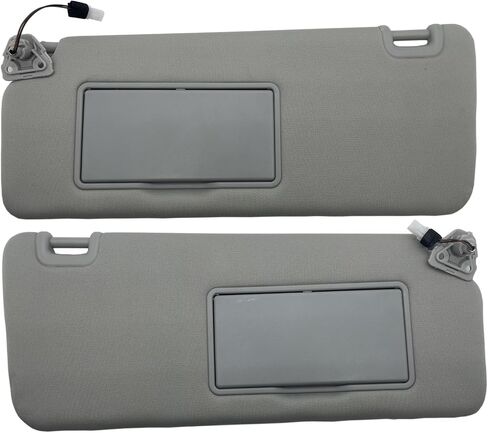 حاجب الشمس من جانب السائق مع استبدال الضوء يناسب Nissan Titan 2004-2024 Sunshade 96401-EZ70B 96401-EZ70B اللون رمادي (رمادي (جانب السائق)) in Kuwait
