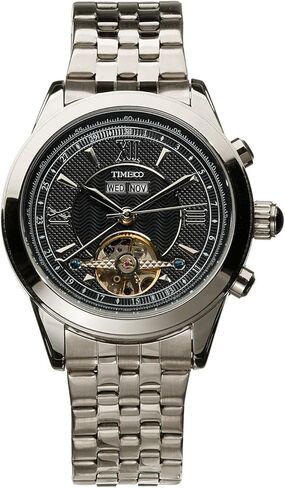 ساعة أوتوماتيكية للرجال ساعة ميكانيكية ذاتية اللف بحزام جلدي أصلي للرجال in Kuwait