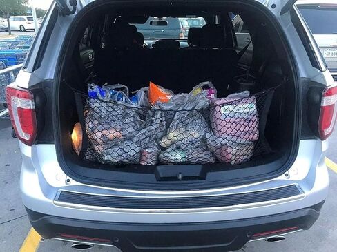 Rear Trunk Organizer Cargo Net for Ford Explorer 2020–2025 – Envelope Cargo Net for SUV – Premium Mesh Car Trunk Organizer Vehicle Carrier Storage-Compatible with Explorer in Saudi Arabia