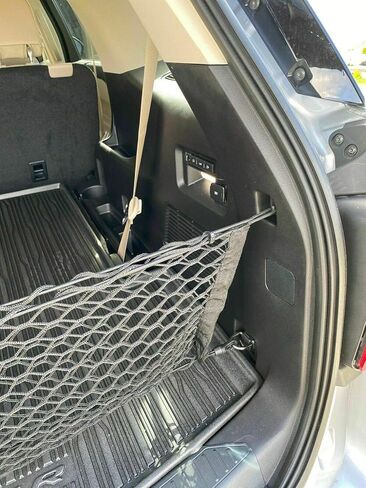 Rear Trunk Organizer Cargo Net for Ford Explorer 2020–2025 – Envelope Cargo Net for SUV – Premium Mesh Car Trunk Organizer Vehicle Carrier Storage-Compatible with Explorer in Saudi Arabia