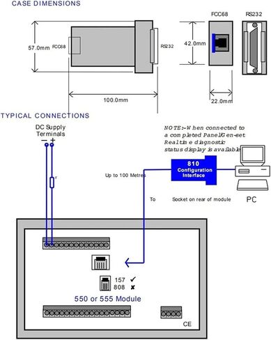 محول P810 واجهة USB للكمبيوتر الشخصي مع وحدة البرامج للتحكم في المولد استبدال DSE810 in Saudi Arabia