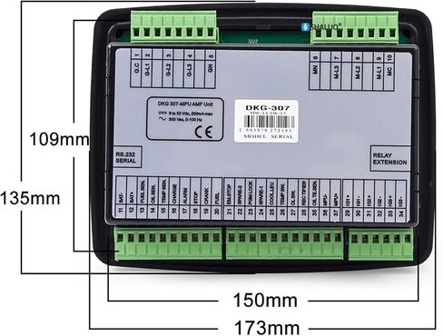 وحدة متوافقة DKG-307 DKG307 وحدة التحكم MPU AMF CAN مولد التلقائي فشل التيار الكهربائي لوحة تحكم المولد جزء in Saudi Arabia