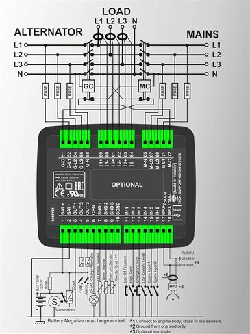 D200 Engine Controller Diesel Generator Set Controller in Saudi Arabia
