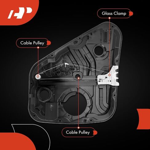 منظم نوافذ كهربائي ممتاز لجانب الراكب الخلفي بدون محرك متوافق مع Hyundai Tucson 2016-2022، مع لوحة in Saudi Arabia