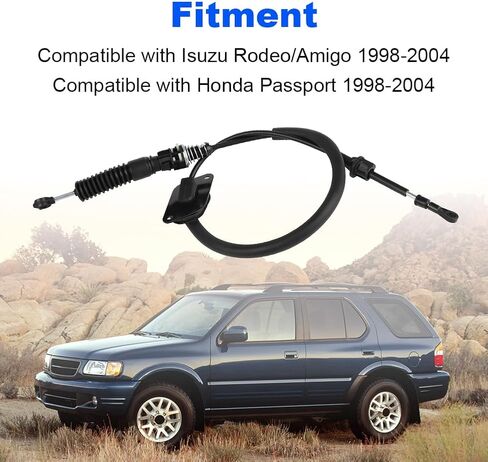 Gear Shift Cable Replacement for 8-97124-855-3 8971248553 Compatible with Isuzu Rodeo Amigo Honda Passport 1998 1999 2000 2001 2002 2003 2004 in Saudi Arabia