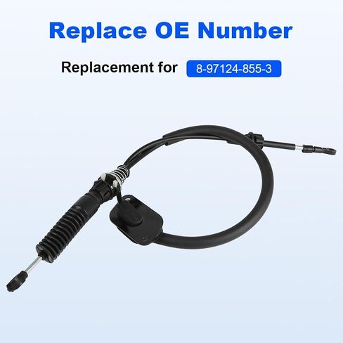 Gear Shift Cable Replacement for 8-97124-855-3 8971248553 Compatible with Isuzu Rodeo Amigo Honda Passport 1998 1999 2000 2001 2002 2003 2004 in Saudi Arabia