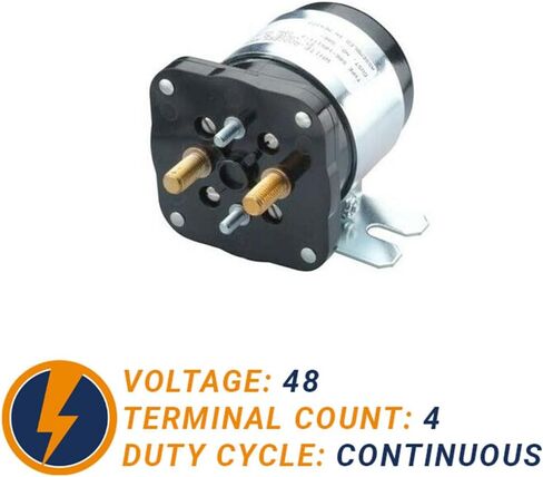 مكونات الملف اللولبي الأبيض الأصلي الجديد من Rodgers Plus متوافقة مع Club Car Prestolite White EZ Go Ezgo Club Car 48 فولت للخدمة الشاقة حسب أرقام الأجزاء 15553 SBJ4801 586120111 5861201113 586907S1 in Kuwait