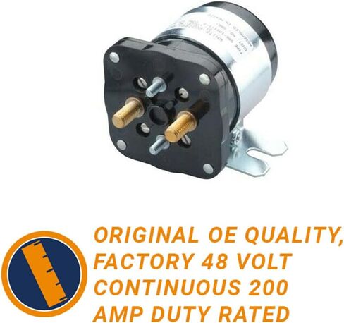 مكونات الملف اللولبي الأبيض الأصلي الجديد من Rodgers Plus متوافقة مع Club Car Prestolite White EZ Go Ezgo Club Car 48 فولت للخدمة الشاقة حسب أرقام الأجزاء 15553 SBJ4801 586120111 5861201113 586907S1 in Kuwait