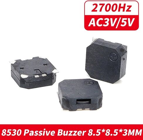 1 قطعة صفارة SMD 8530 3 فولت 5 فولت البعد 8.5x8.5x3 مللي متر محرك سلبي صوت حماية البيئة مقاومة درجات الحرارة العالية (1 قطعة 8530-5 فولت) in Saudi Arabia
