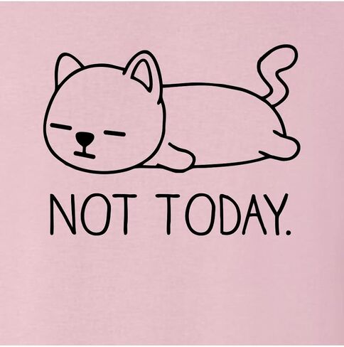 سترة Go All Out للكبار Not Today Funny Cat ذات رقبة دائرية in Saudi Arabia