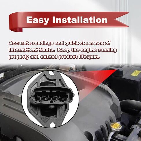 مستشعر تدفق الهواء الشامل مستشعر MAF AF10162 متوافق مع Hyundai Sonata 2003-2005 Santa Fe Kia Optima Sedona Sorento 1.8L 2.4L 3.0L 3.5L، بدون غطاء in Saudi Arabia
