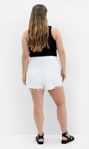 City Chic Women's Plus Size Short - Shannah Rip in Saudi Arabia