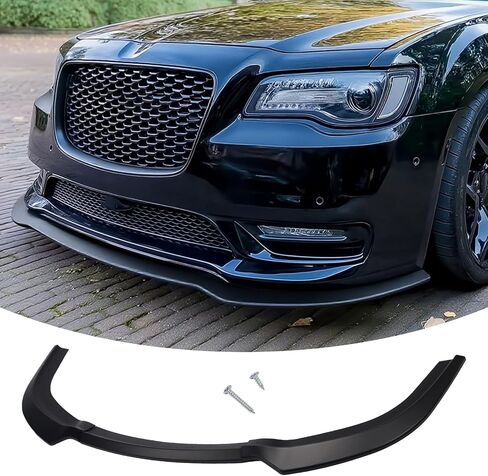 ZXMOTO Front Bumper Lip Spoiler Splitter Body Kit ABS Fit for Chrysler 300 C/S/Limited/Touring 2015 2016 2017 2018 2019 2020 2021 2022 2023 Matte Black in Saudi Arabia