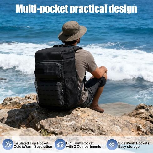 Backpack Cooler 36 Cans, Soft Cooler Backpack Insulated Leak Proof Beach Cooler Bag, Large Capacity Waterproof Coolers, Lunch Camping Travel Picnic Hiking Portable Cooler for Men Women in Saudi Arabia