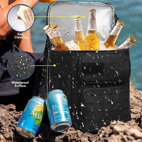 Backpack Cooler 36 Cans, Soft Cooler Backpack Insulated Leak Proof Beach Cooler Bag, Large Capacity Waterproof Coolers, Lunch Camping Travel Picnic Hiking Portable Cooler for Men Women in Saudi Arabia