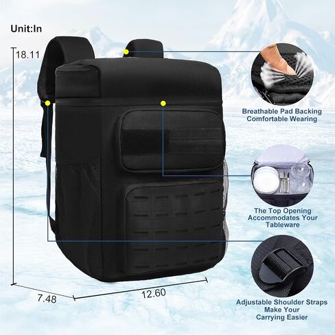 Backpack Cooler 36 Cans, Soft Cooler Backpack Insulated Leak Proof Beach Cooler Bag, Large Capacity Waterproof Coolers, Lunch Camping Travel Picnic Hiking Portable Cooler for Men Women in Saudi Arabia