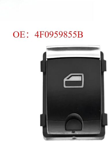 Front Passenger Window Control Switch Button Single Switch 4F0959855B 1Pcs in Saudi Arabia