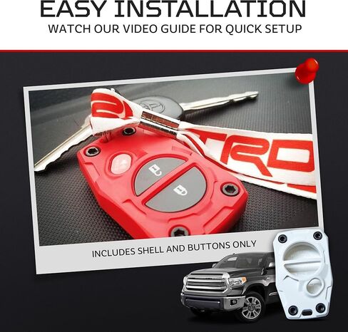 AJT DESIGN Replacement Key Fob Case for 2007-2017 Tundra / 2005-2015 Tacoma - Custom Made in USA - Army Green in Kuwait