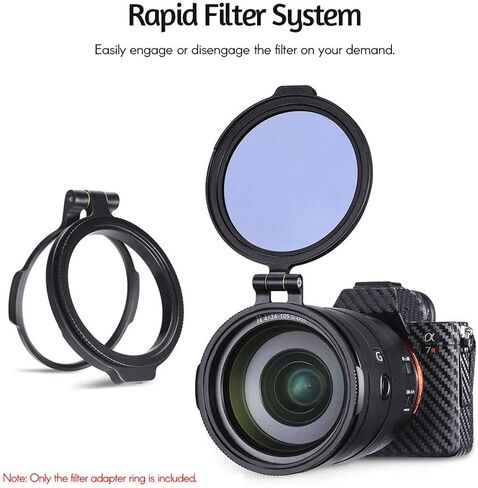 نظام تصفية سريع من Andoer، عدسة كاميرا 49 مم، محول معدني حلقة فلتر ND متوافق مع كاميرات Canon Nikon Sony Olympus DSLR in Saudi Arabia