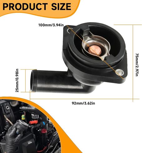 Thermostat Housing Assembly Fit for Mercury Marine 65-150 HP 75-150HP Outboard Stroke OEM Parts 892864T06 8M0090819 892864A06 Sierra 18-3633 18-3635 Boat Engine in Kuwait