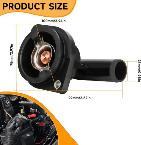 Thermostat Housing Assembly Fit for Mercury Marine 65-150 HP 75-150HP Outboard Stroke OEM Parts 892864T06 8M0090819 892864A06 Sierra 18-3633 18-3635 Boat Engine in Kuwait