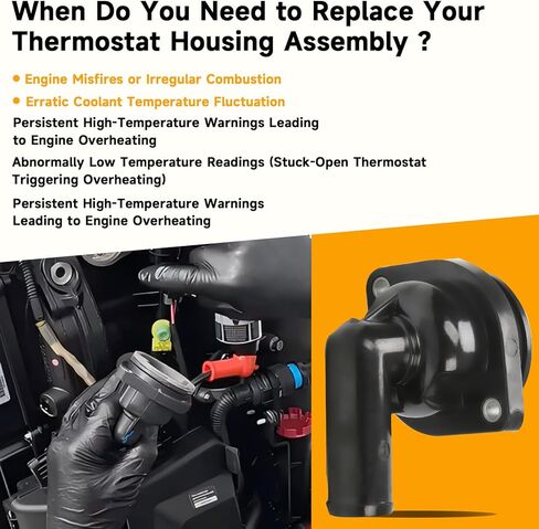 Thermostat Housing Assembly Fit for Mercury Marine 65-150 HP 75-150HP Outboard Stroke OEM Parts 892864T06 8M0090819 892864A06 Sierra 18-3633 18-3635 Boat Engine in Kuwait
