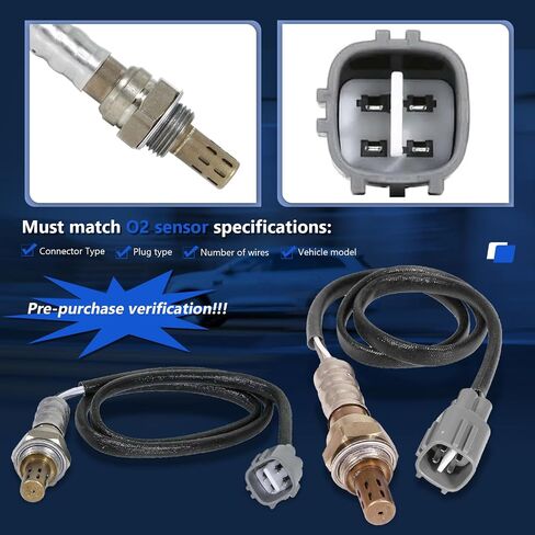 Maxfavor 234-4626 234-4137 2Pcs Upstream Downstream Oxygen Sensor O2 Sensor Replacement for Toyota 1997 1998 1999 2000 2001 Camry 1999 2000 Solara 2.2L Exc Calif O2 Sensor in Saudi Arabia