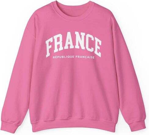 فرنسا الكبار للجنسين Crewneck البلوز in Saudi Arabia