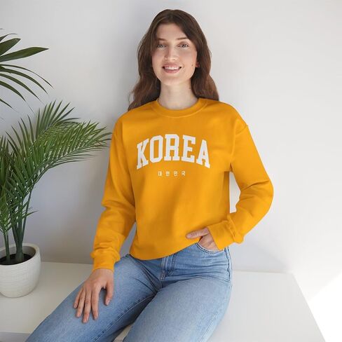 كوريا الجنوبية الكبار للجنسين Crewneck البلوز in Saudi Arabia