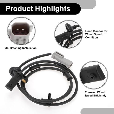 ABS Wheel Speed Senor No.56041509AA Rear Left ABS Sensor Anti-lock Braking System Sensor for Jeep Grand Cherokee 1999-2004 in Saudi Arabia