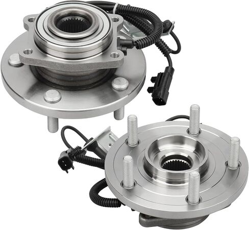 MAYASAF 513273x2 Front Wheel Hub & Bearing 5 Lugs w/ABS Fit 2008-14 Town & Country, 08-14 Dodge Grand Caravan, 2009-14 Volkswagen Routan(2 Pack) in Saudi Arabia
