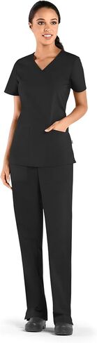Maevn TRU TC 19102 Women's V-neck & Straight Leg Pant Set in Saudi Arabia
