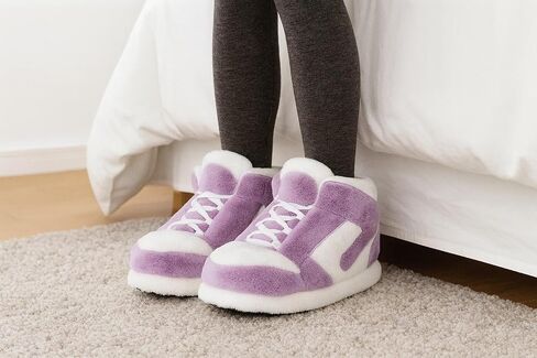 Warm Sneaker Slippers Anti Slip Soft Comfy House Shoes Plush Fuzzy Slide One Size Fits Most Bigfoot Gift Winter Fluffy Slides For Indoor Outdoor in Saudi Arabia