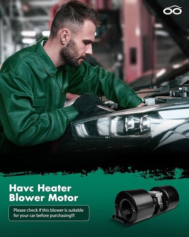 SCITOO HVAC Heater Blower Motor w/Fan AC Blower Motor fit 006-A40-22 Compatible with Car 006-A40-22, with Fan Cage 12V, Front Side A/C Heater Blower Motor Fan Assembly in Saudi Arabia