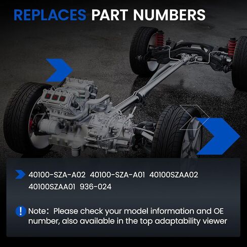 936-726 Rear Drive Shaft Complete DriveShaft Assembly Compatible with Toyota Tacoma 2005-2015 in Saudi Arabia